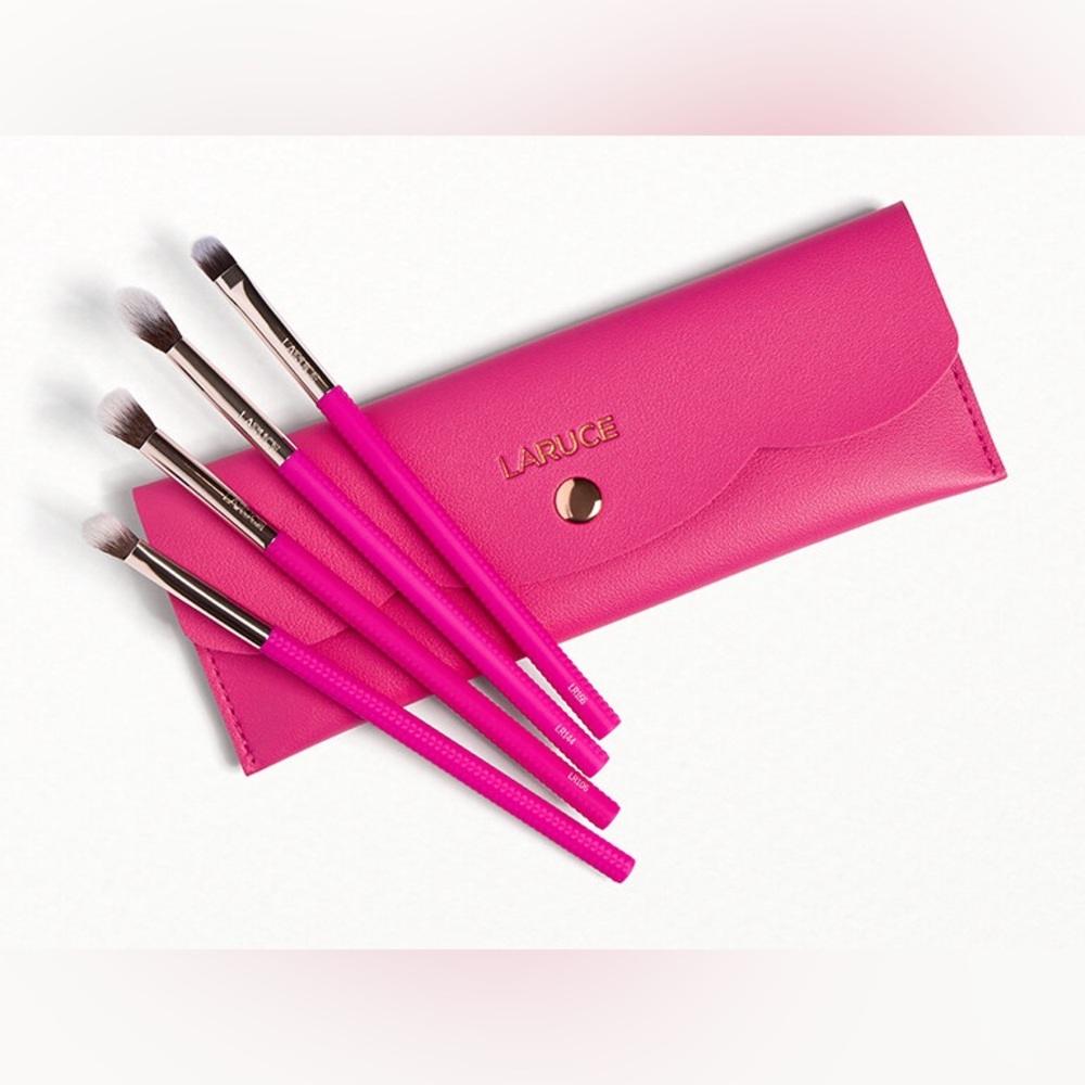 LARUCE BEAUTY Kayla 4-Piece Eye Makeup Brush Set
